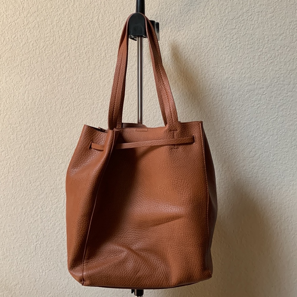 BP Vegan Leather Bucket Shoulder Bag - Picture 2 of 5